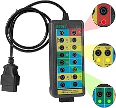 DUOYI OBD2 Caja de Salida Breakout Caja de Salida Can Bus con Luz LED Detector de Protocolo Auto OBDII 16-Pin Caja de Salida Electrónica Automotriz Herramientas de Diagnóstico Can Bus Analizador con Cable de 35 pulgadas
