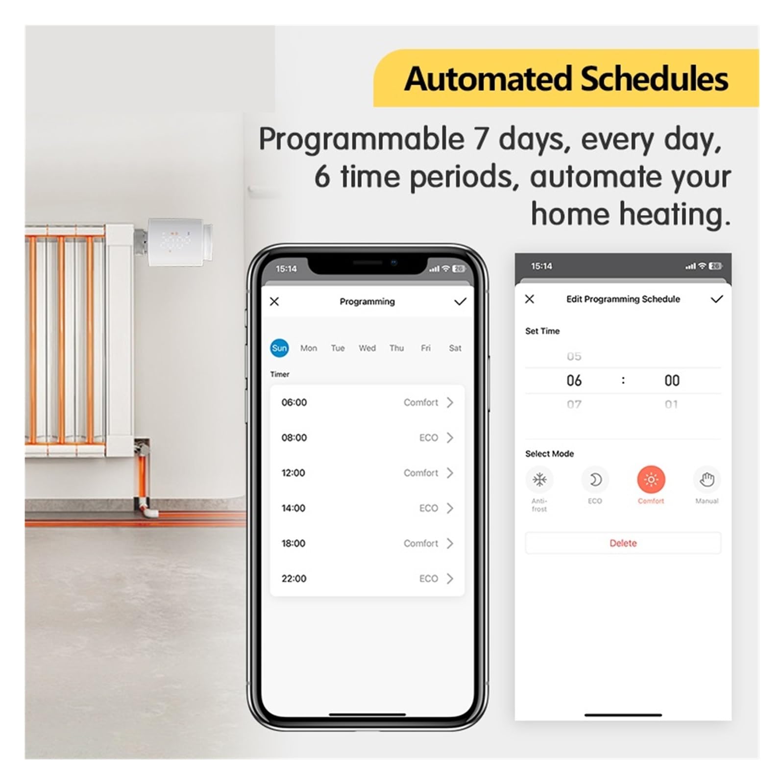 Inteligentny Termostatyczny Siłownik Zaworu Grzejnikowego Tuya TRV Programowalny Regulator Temperatury Informacja O ZgodnośCi(Zigbee Version)