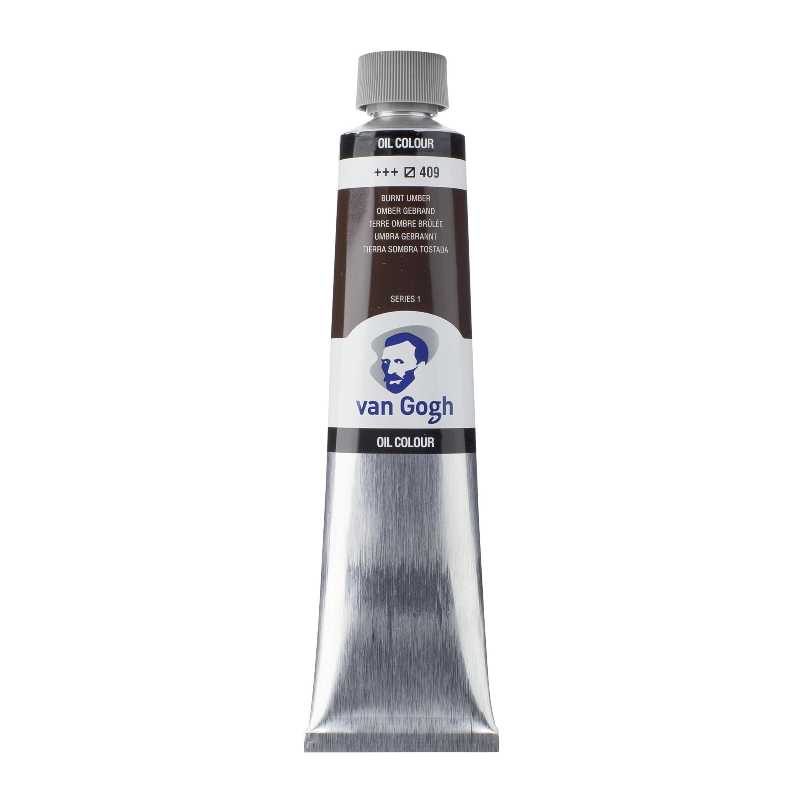 Van Gogh Oil Colour Paint, 200ml Tube, Burnt Umber 409