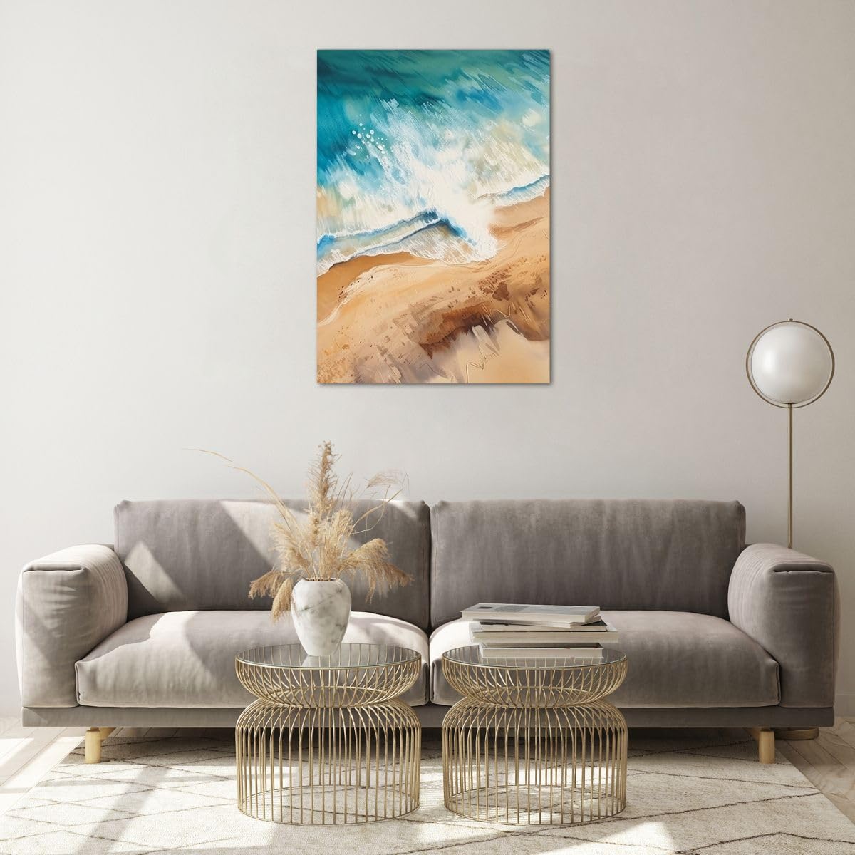 Moderne Impression Sur Verre Noir Blanc Statue Image Tableau En Verre Decoration Murale 70x50cm Deco Cadre Salon Chambre Cuisine Horizontal Petit Tableaux Decoratifs Muraux Art Wall GAA70x50-4736