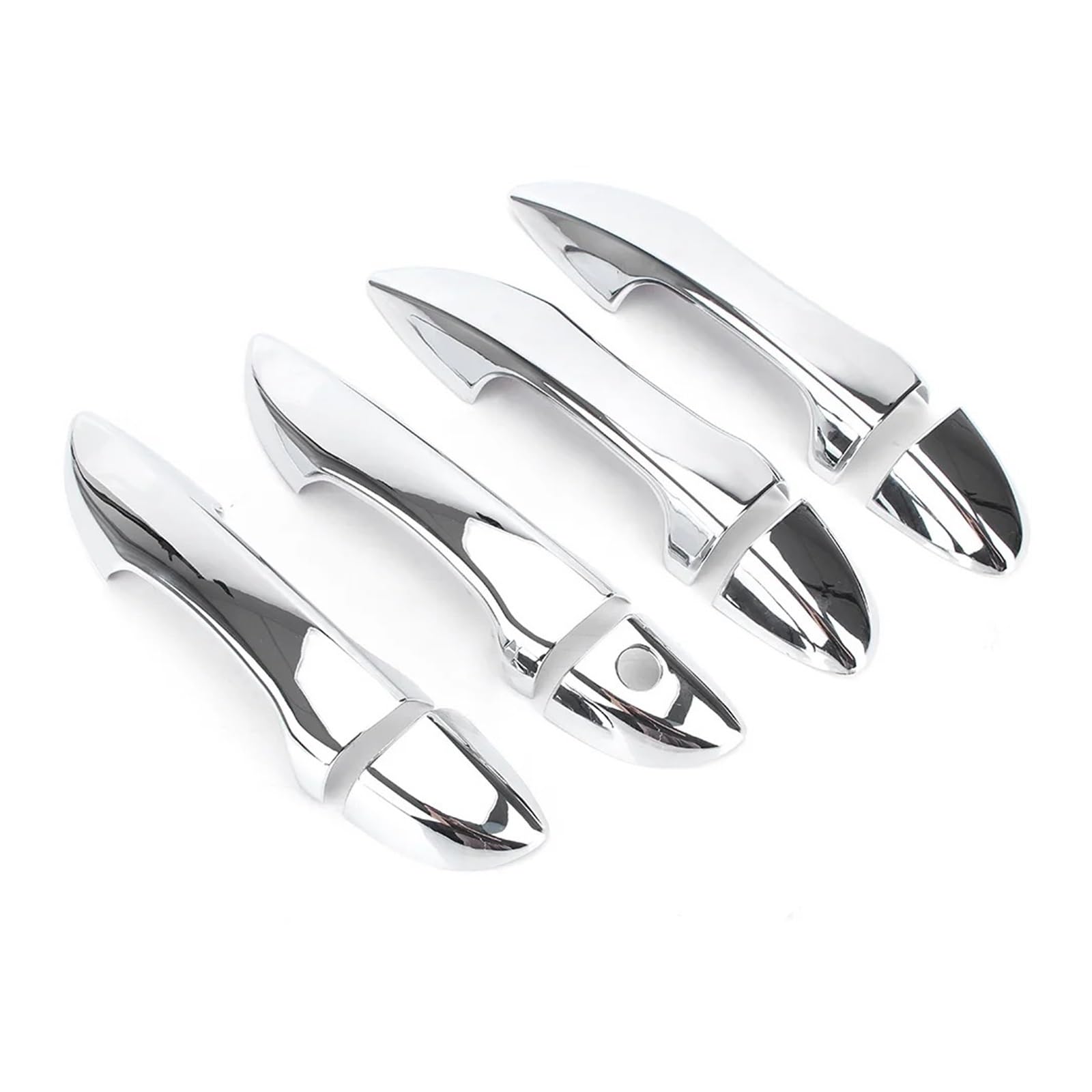 Punxdda Car Exterior Door Handle for Toyota for Corolla 4 Doors 2014-2018 Chrome Auto Car Interior Door Handle Cover Trim Handles