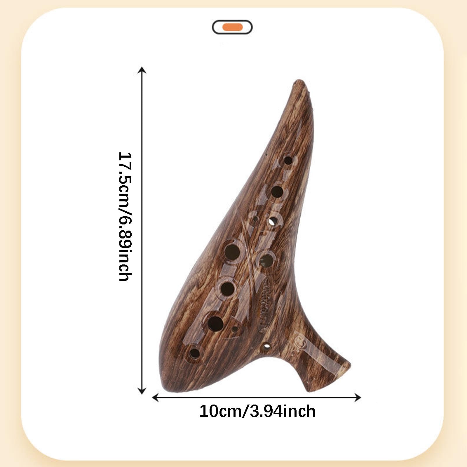 Ocarina Alto C de 12 Agujeros, Profesional Y de Moda, para Adultos Y Principiantes.
