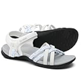 Womens Hiking Comfort Sport Sandals Beach Vacation Camping Casual Sport Sandals with Adjustable Straps and Arch Support
