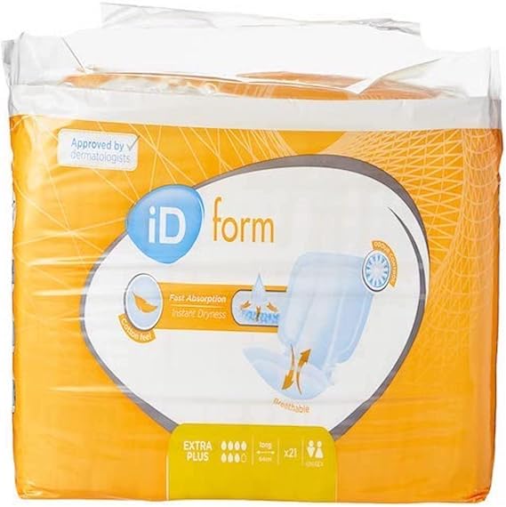 iD Expert Form Extra Plus Disposable Incontinence Pad – Super Absorbent ...