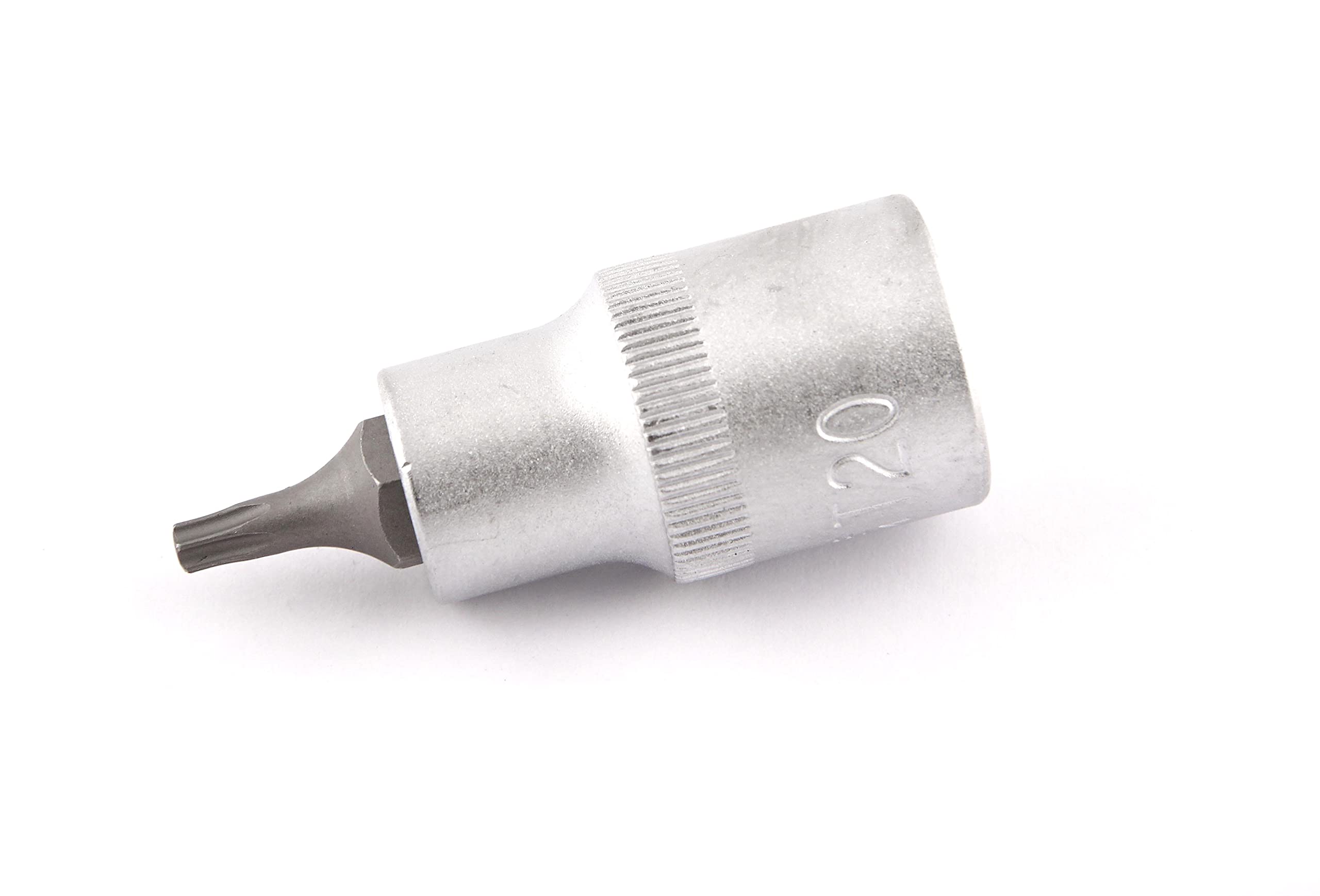 CLAS Equipements Torx Bit Socket T20 L.55 mm 1/2 Inch - SA 0261, Grey