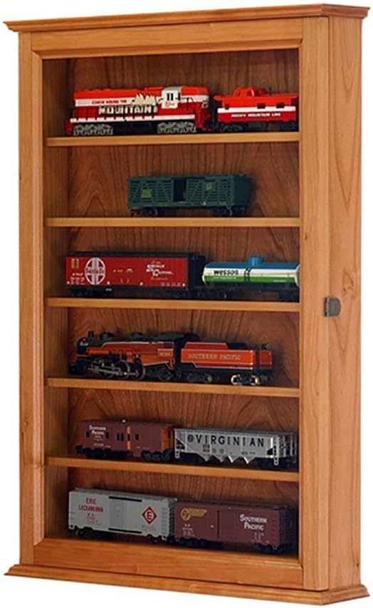 HO Model Train Display Cabinet- Cherry Hardwood