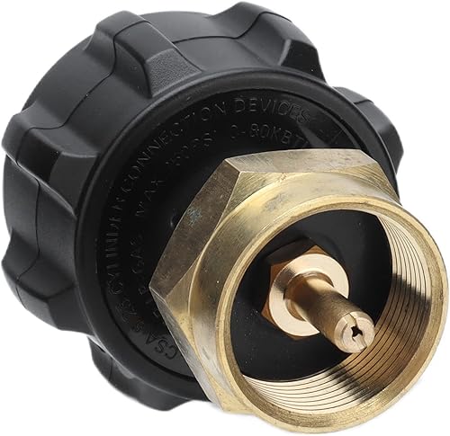 Válvula reguladora del tanque, adaptador de recarga, acoplador de cilindro de tanque de gas regulador de gas accesorio de la válvula QCC1 POL -40.0