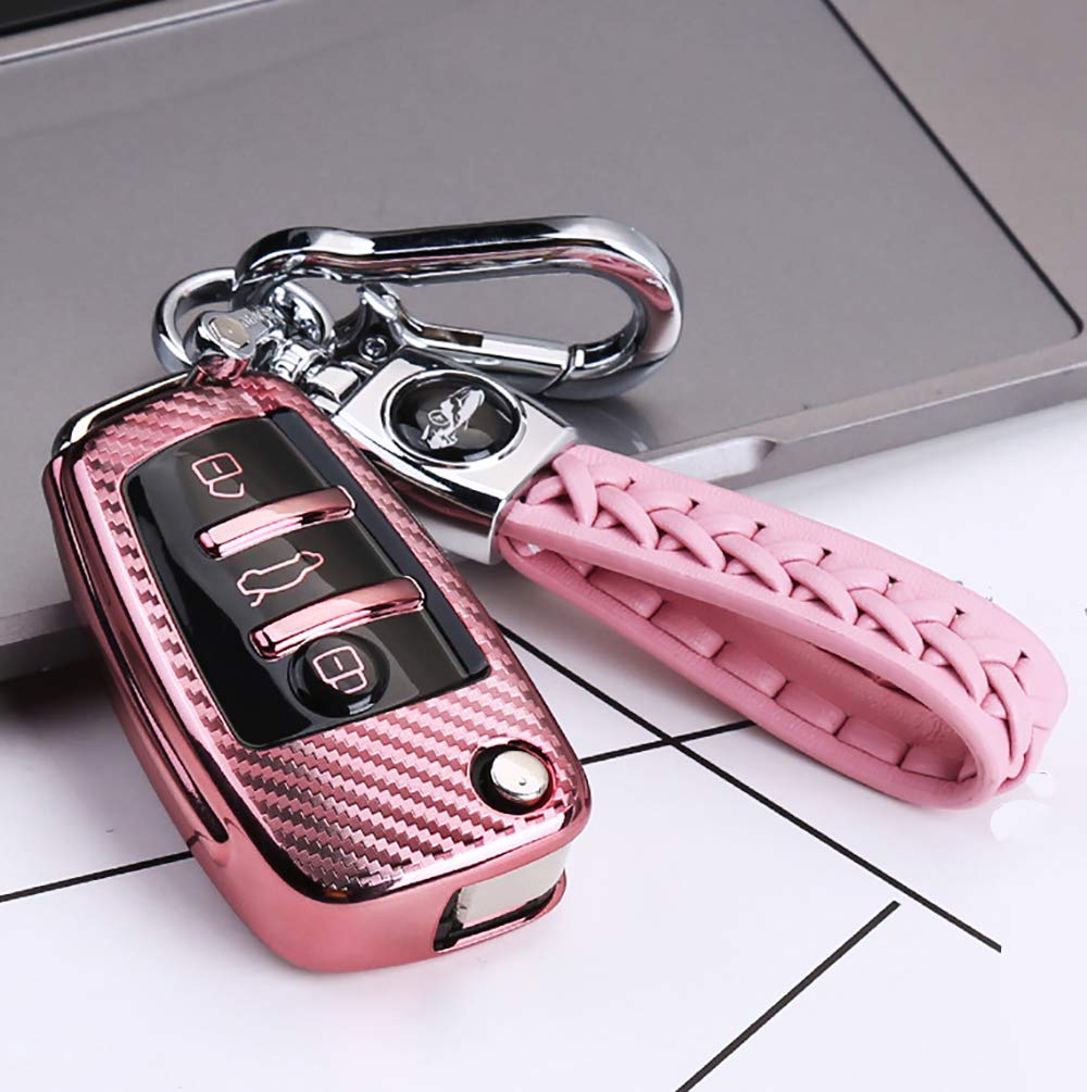 Funda para llave Audi de ontto: carcasa protectora elegante para control inteligente 8