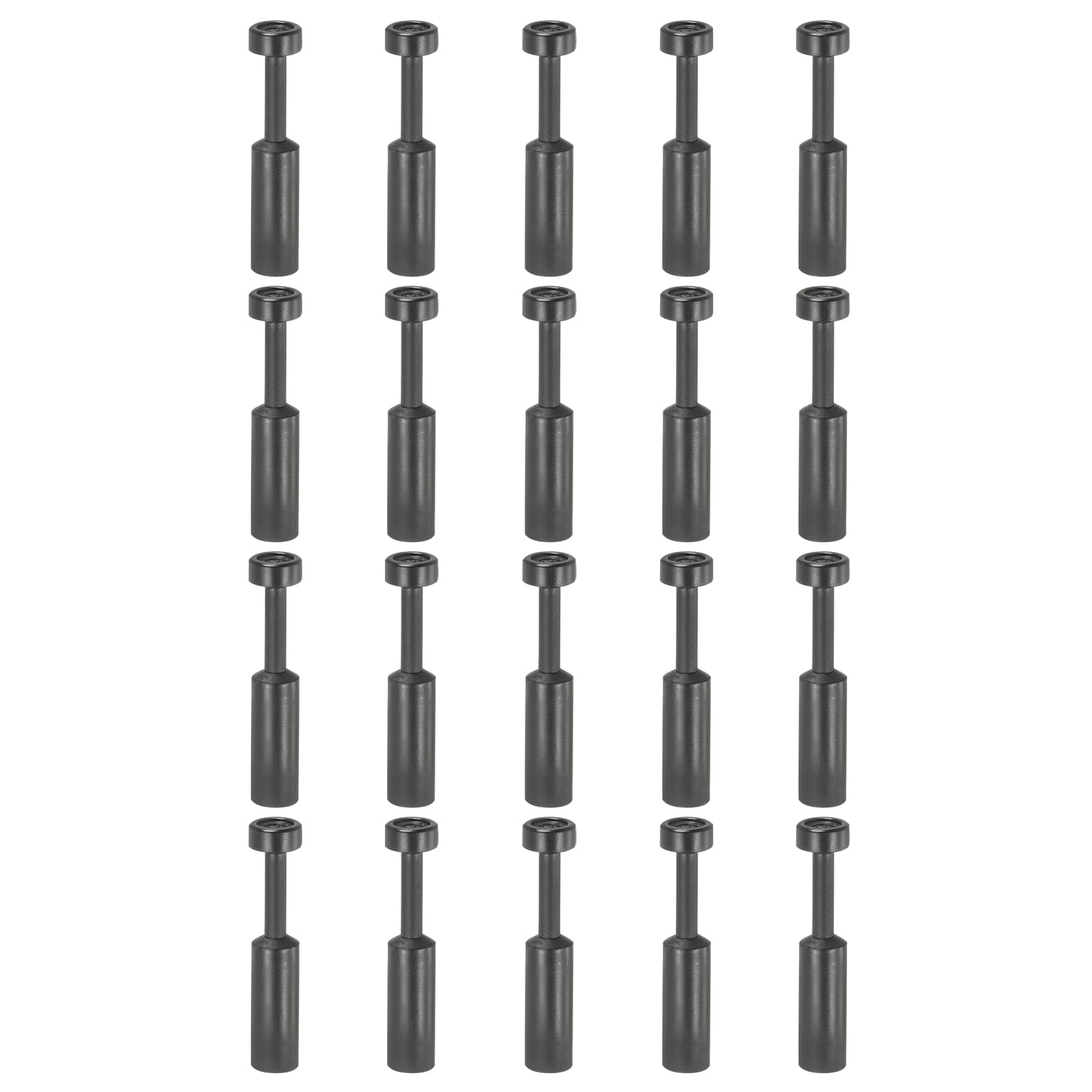 Tapón estilo tapa PATIKIL de 1/4 para anular fugas en mangueras de aire y agua, pack de 20