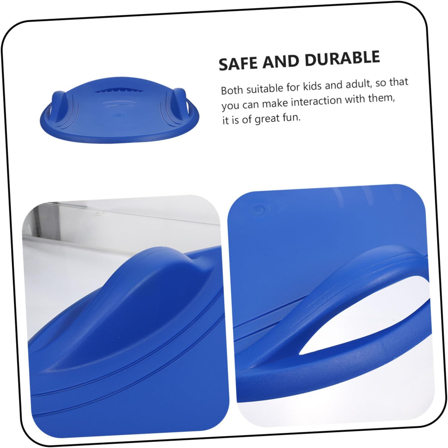 POPETPOP 1pc Portable Grass Flying Disc Ski Slider Pad for Boys and Girls Adults Lightweight Thicken Slider Easy to Clean Toy for Skiing and Ice Skating