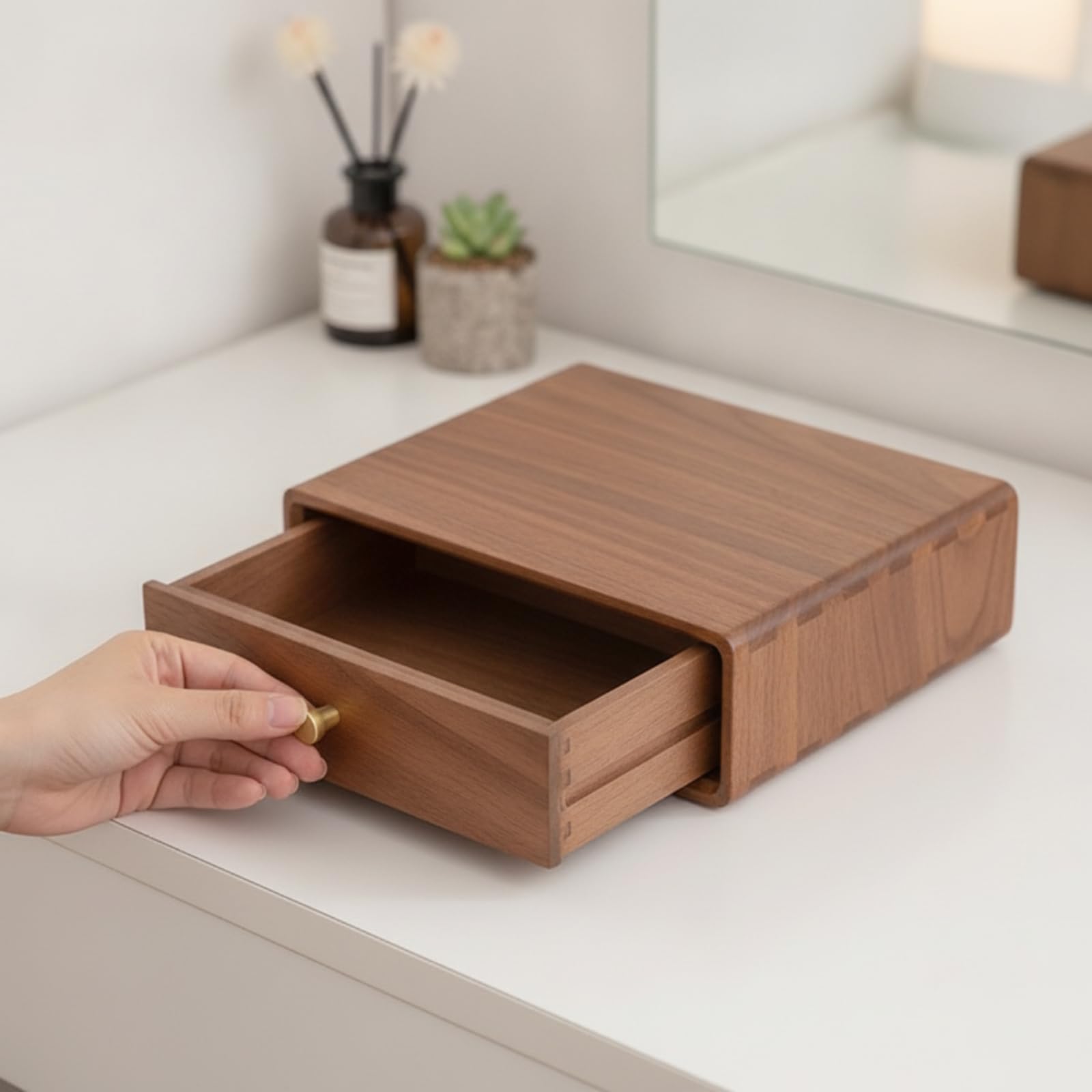 Almacenamiento Escritorio Mara Maciza con Cajón para Clasificar Artículos con Capacidad Generosa para Elementos Esenciales Acuado para Hogar Oficina y Estudio