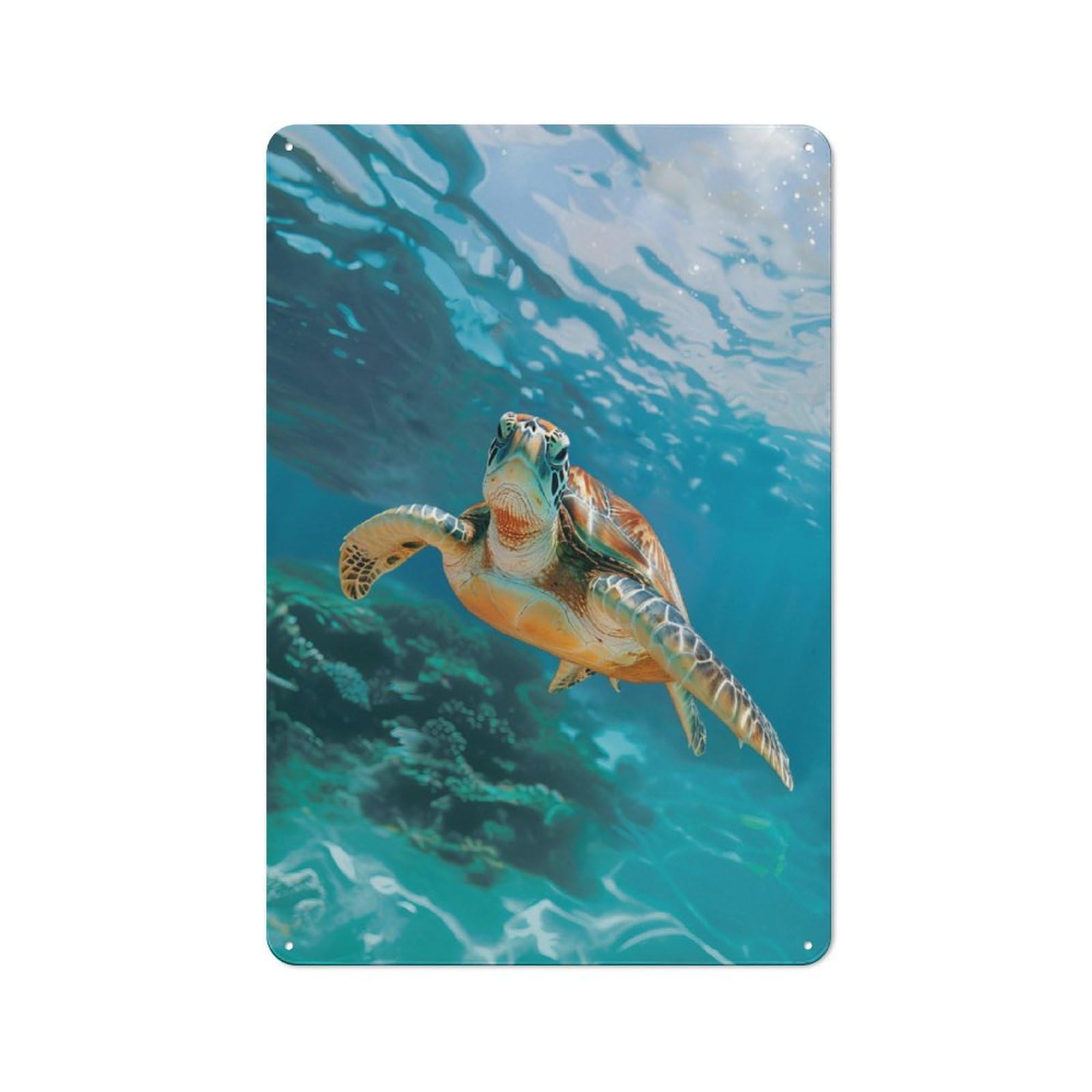 Junmoney Oceans Guardian Shed Style Shed Metal Sign 30X20cm, Shed Wall Decor For Shed, Garden Room, Porch Or Garage