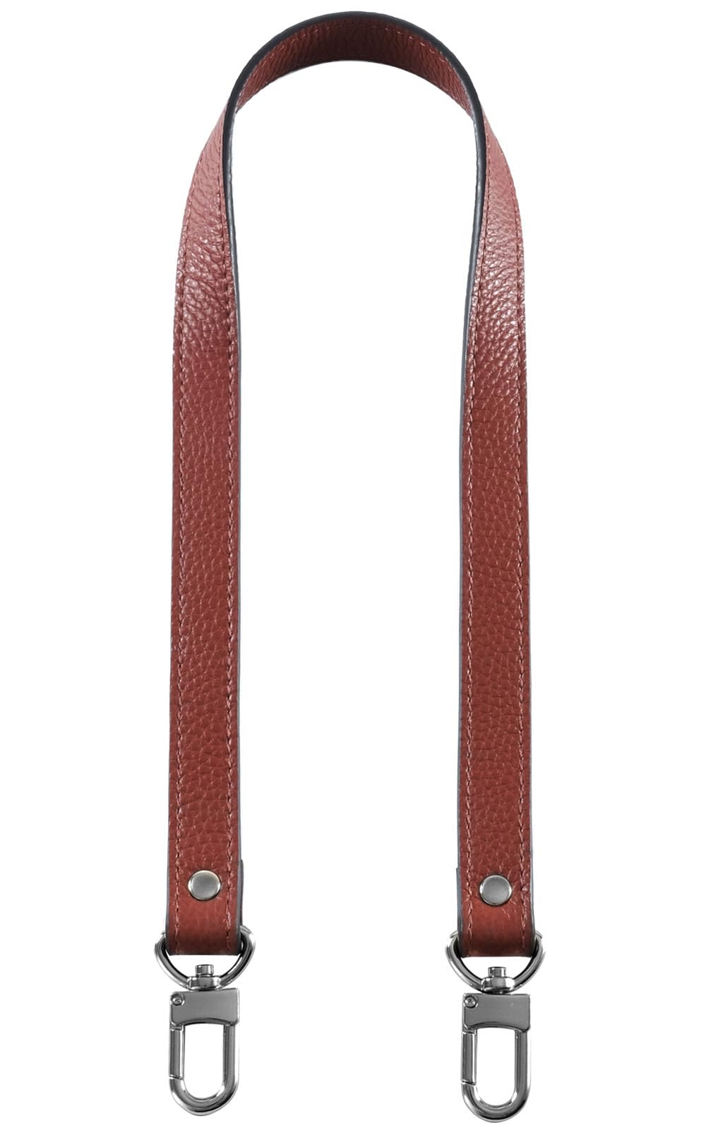 VanEnjoy Full Grain Leather Shoulder Strap Replacement with 2 Square Locks -Extended Version (Coffee-Gun Lock)
