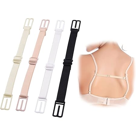 LOUKEKE BH Schulterträger | 2 Paar, 34cm | Elastisch, Rutschfest | Ersatzträger Für Damen BHs