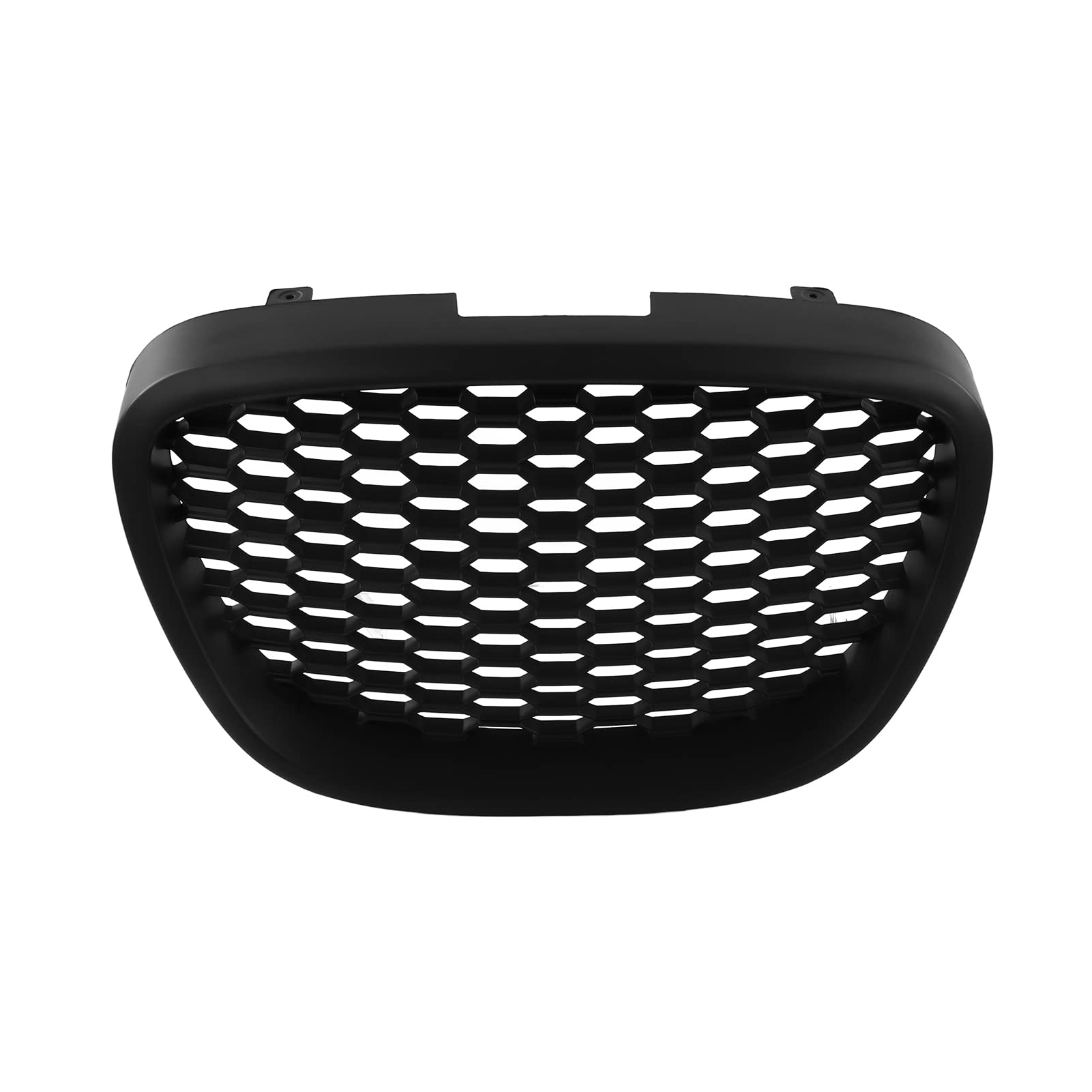 Parrilla delantera de panal negra mate 1133007, repuesto para Seat Altea Toledo, material ABS premium con revestimiento, instalación directa con perno, ajuste perfecto para MK2 1