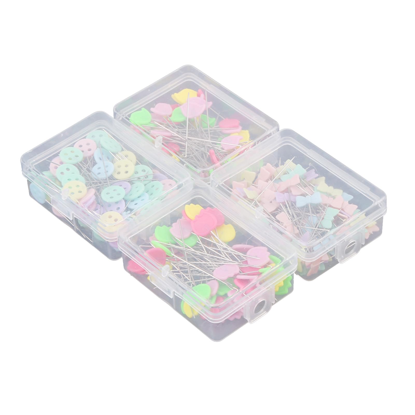 300 Pcs Flower Button Head Pins Quilting Tool Sewing Accessories These Pins Are Mainl Bowknot PinsSewing AccessoriesDIY Quilting ToolFlower Button Head PinsHand