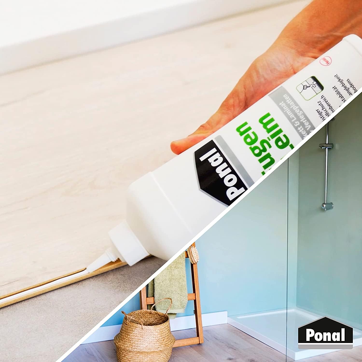 Ponal Express PONAL Parkett & Laminat Fugen-Leim 1kg Holzleim Für