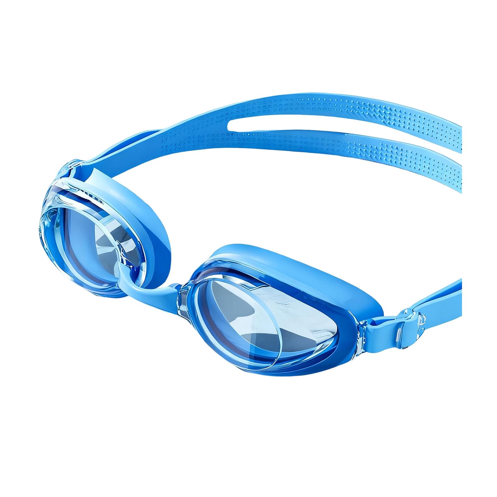RetroNest Swimming Goggles Adults Waterproof Pool Eyewear UV Protection, Anti-Fog, No Leakage Durable Silicone for Men Women Youth Blue