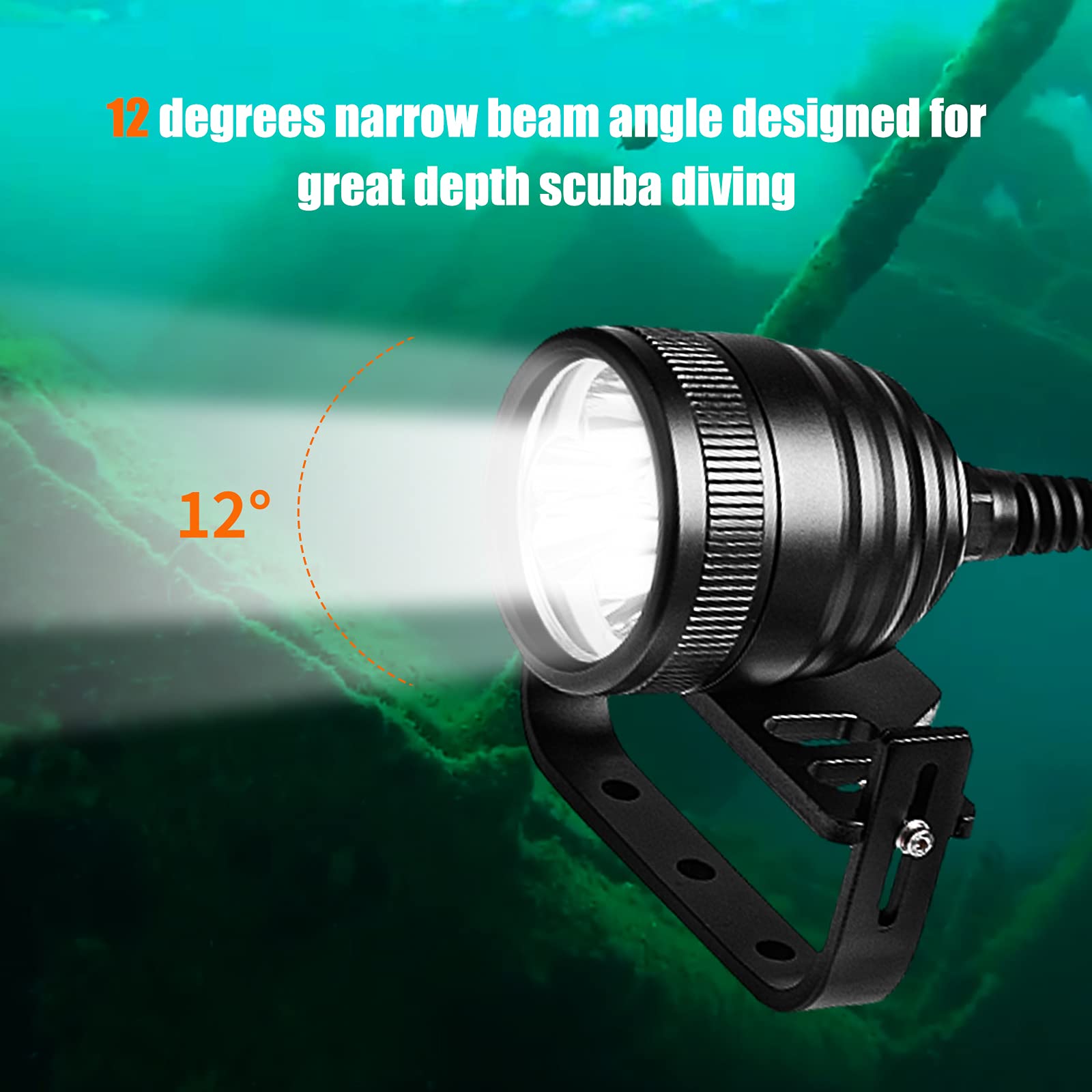 Amazon.com : Odepro WD70 Canister Dive Light - 3000 Lumens Ultra