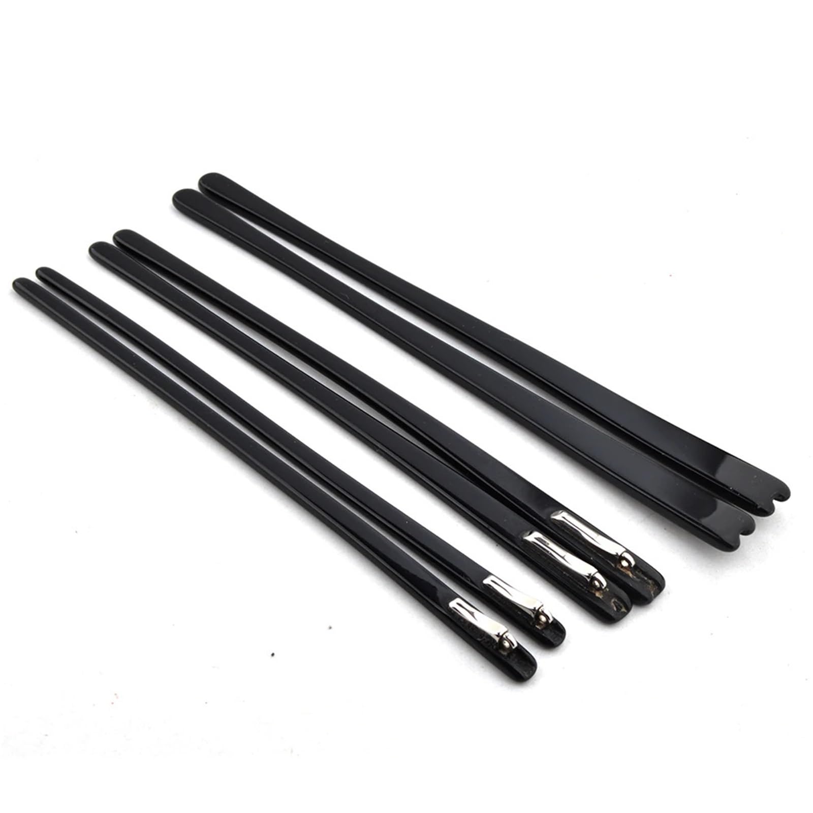 10 par Szerokość 5 mm 7 9 Czarne okulary z octanu Okulary zausznikowe Pręt sprężynowy(9mm 10pairs)