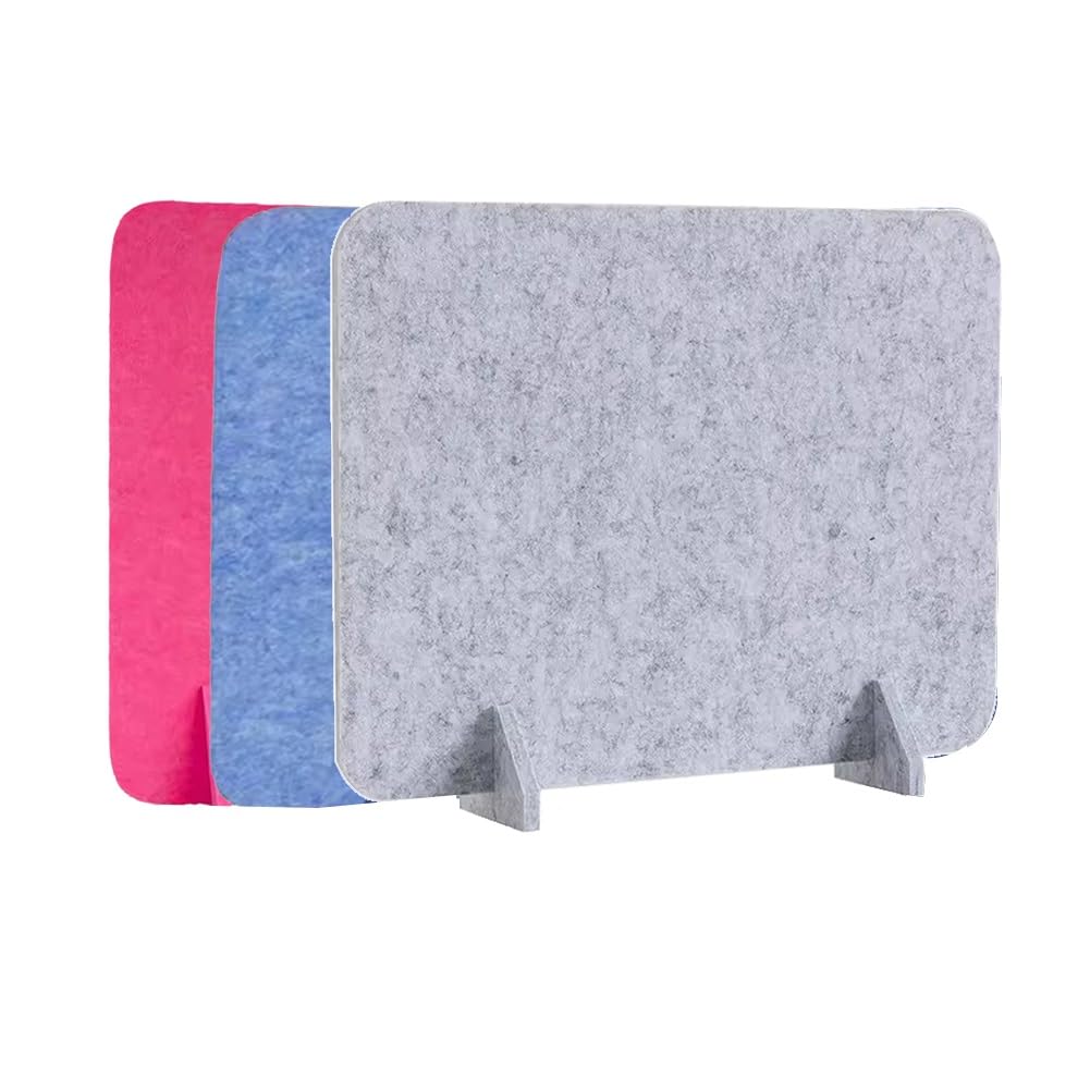 Potubi Pink Desk Privacy Dividers, Divider Freestanding Panel Multicolor Multiple Sizes(,30X40cm)