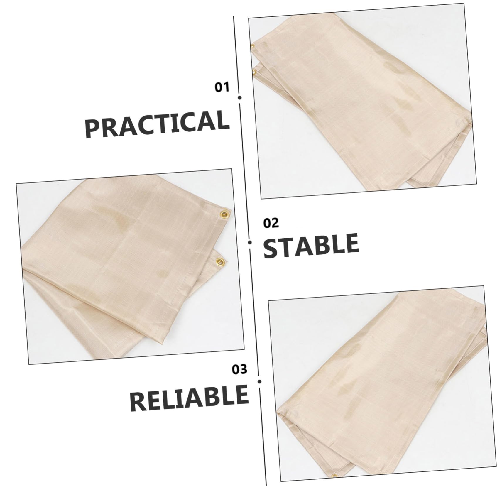 BUTIFULSIC Fire Resistance Cloth BBQ Protective Blanket Barbecue Fireproof Pad Insulation