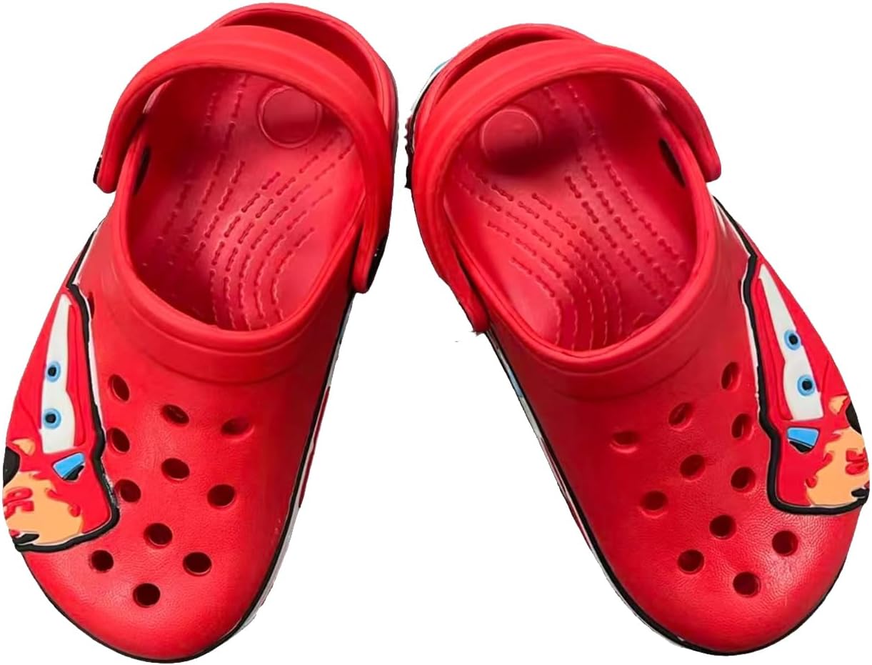 Children's Cute Clogs Car Garden Shoes Boys and Girls Slippers Indoor and Outdoor Water Shower Beach Pool Sandals - Image 5