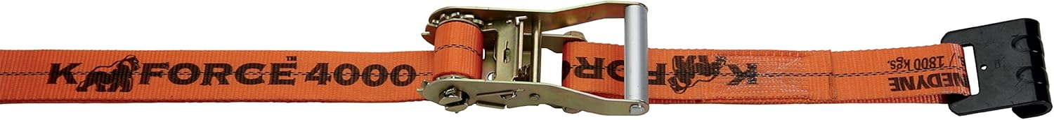 Mytee Products Kinedyne K Force Ratchet Tie Down Straps w/Flat Hook 4000 WLL