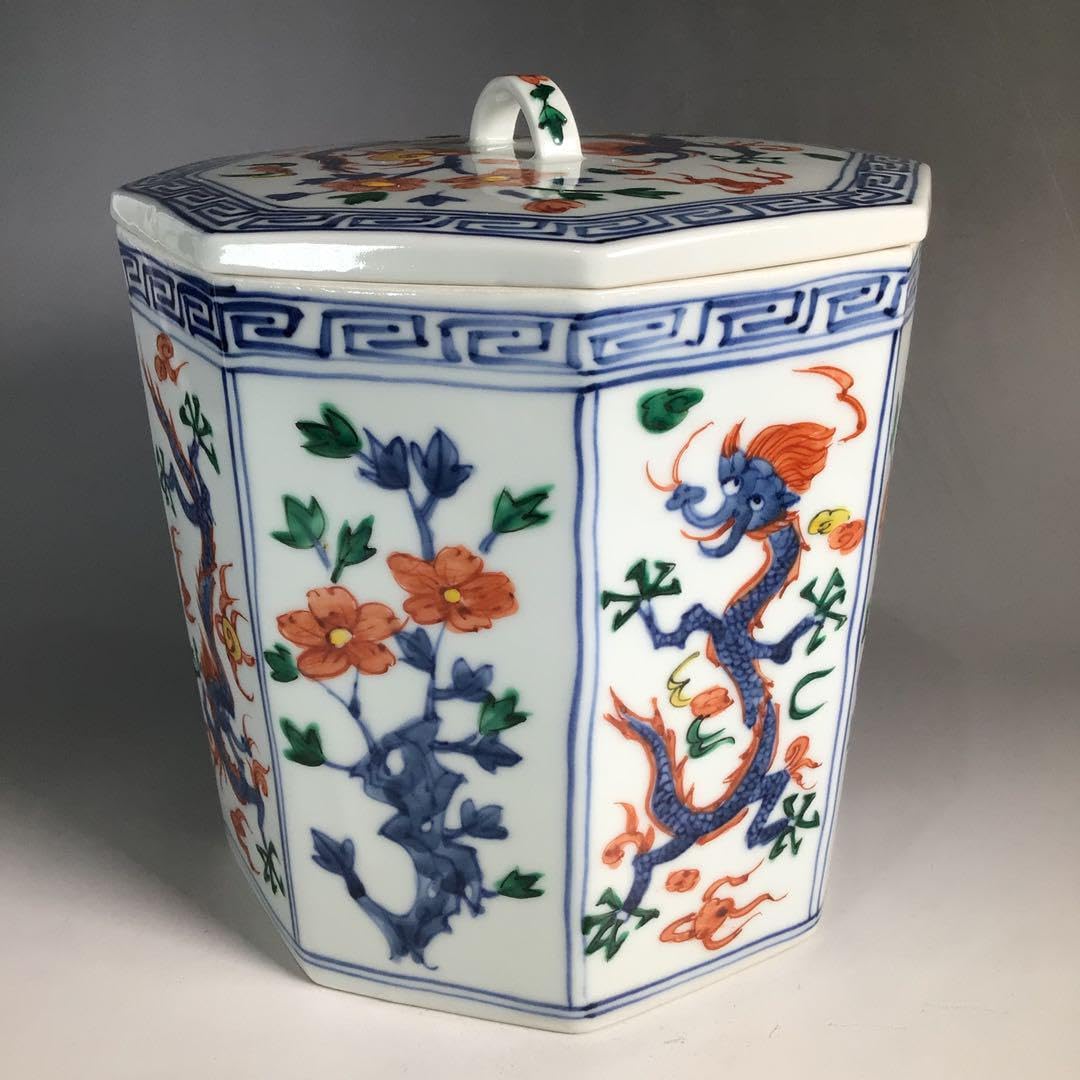 平安 徳泉 水指 茶道具 平安 西村 徳泉 造 染付 末広竹 水指 茶道具 在銘 - メルカリ