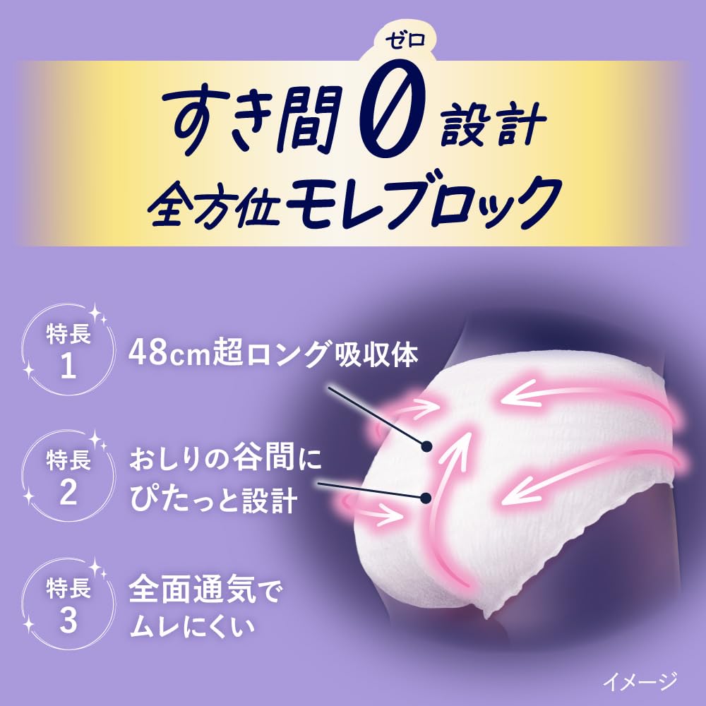 Amazon.co.jp: 花王(Kao) KAO ロリエ 朝までブロック 安心ショーツ 5コ