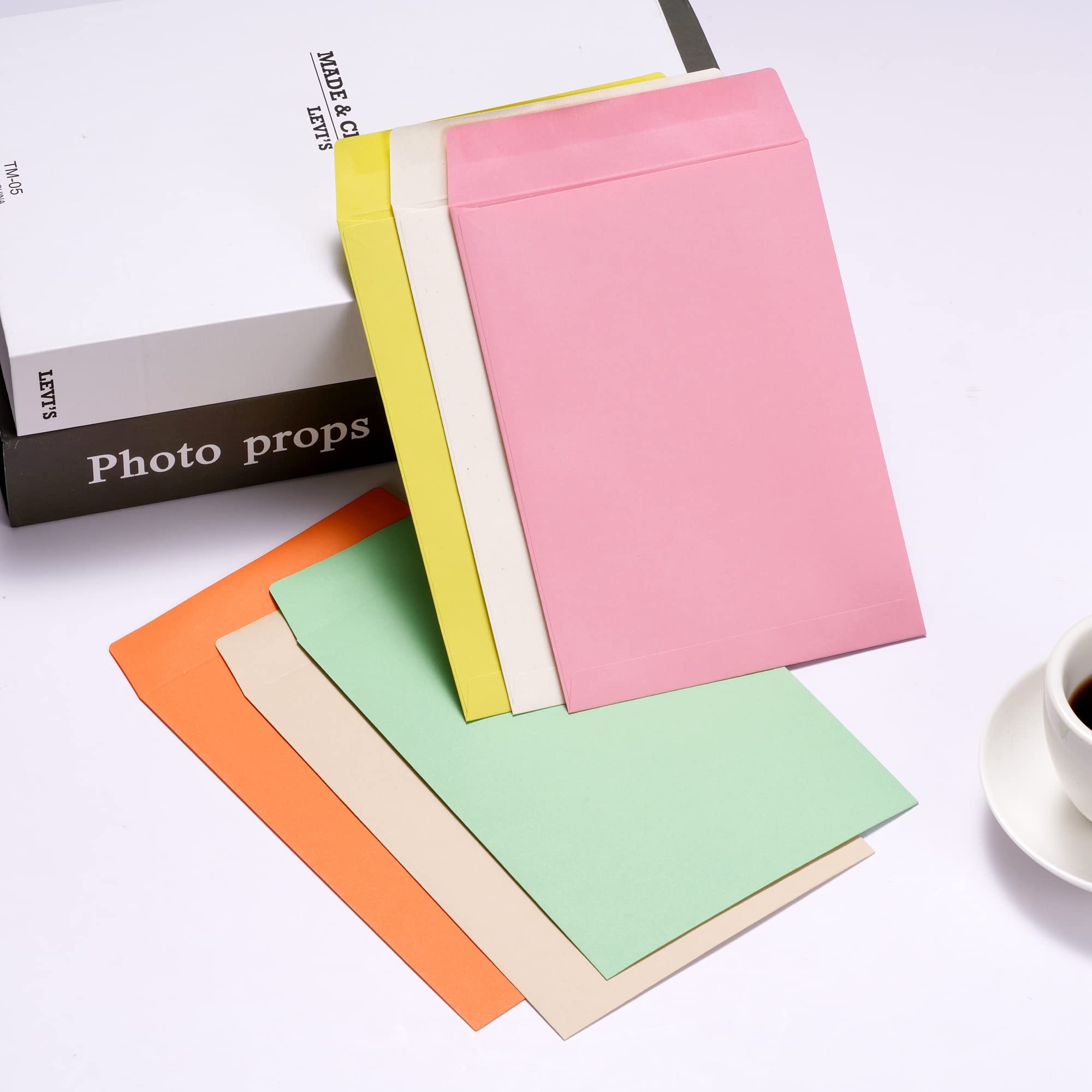 Quotidian Bolsas De Papel Perlado Italia A6 Sobres De 4 3/4 X 6 1/2 Autoadhesivos Para Tarjetas De 4 X 6 Pulgadas, Invitación De Confeti Para Fotos Pequeñas Empresas Y Fiestas, 25