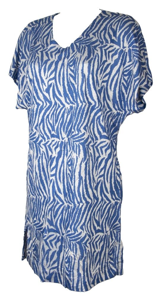 RAGNO Kaftan damska sukienka z obniżonym rękawem z wiskozy morskiej plaża odzież plażowa artykuł D512DE Kaftan