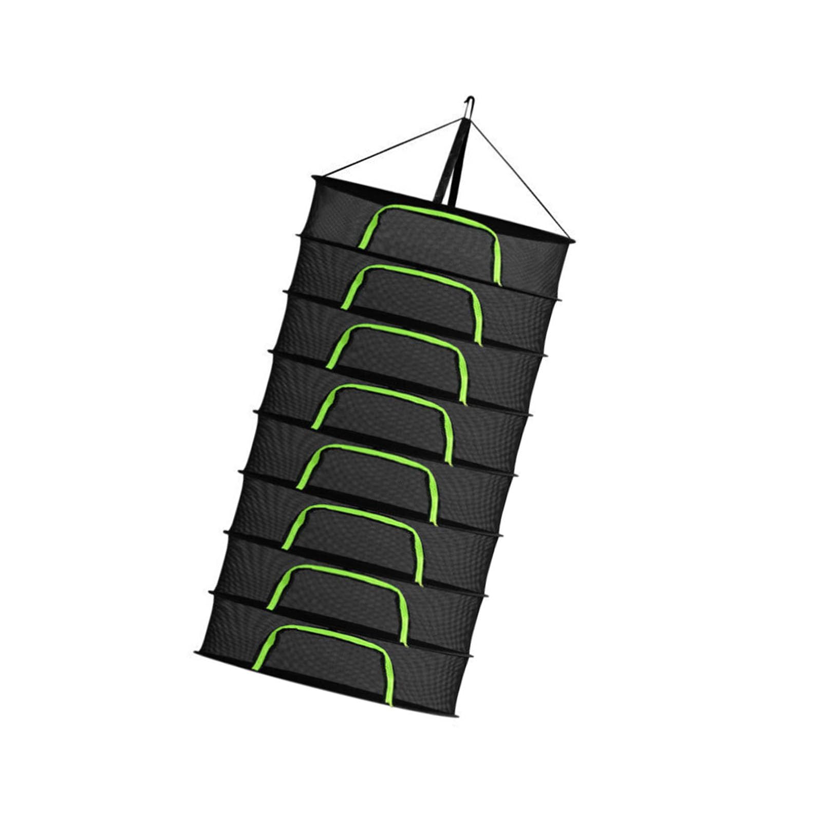 Kaeltsyn Large Capacity Fabric Drying Rack with 6 Compartments Ideal Kitchen Outdoor Use Large Capacity Dryer