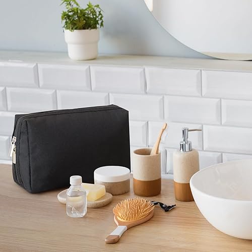 Miniatura 4 de FUNSEED Neceser de viaje para hombres y mujeres, organizador de afeitado portátil y duradero, kit de Dopp para artículos de tocador y accesorios de