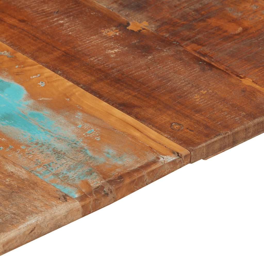 Mesa rectangular de madera reciclada de 60 x 120 cm, 15-16 mm de grosor, mesa de cocina rústica y escritorio de oficina, para conferencias, estudio y comedor