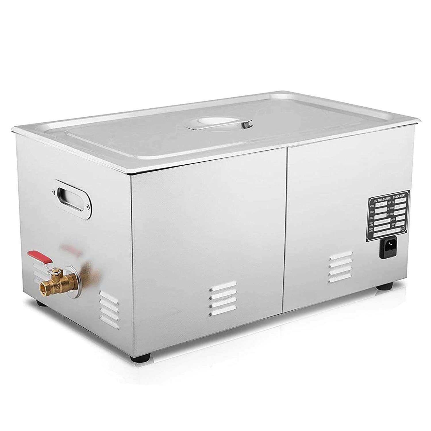 22L Ultraschallreinigungsgerät Ultraschallgerät Reinigungsgeräte Ultraschallreiniger Reinigung Ultrasonic Cleaner mit Heizung Digital Timer für Brillen Schmuck Zahnprothesen Münzen