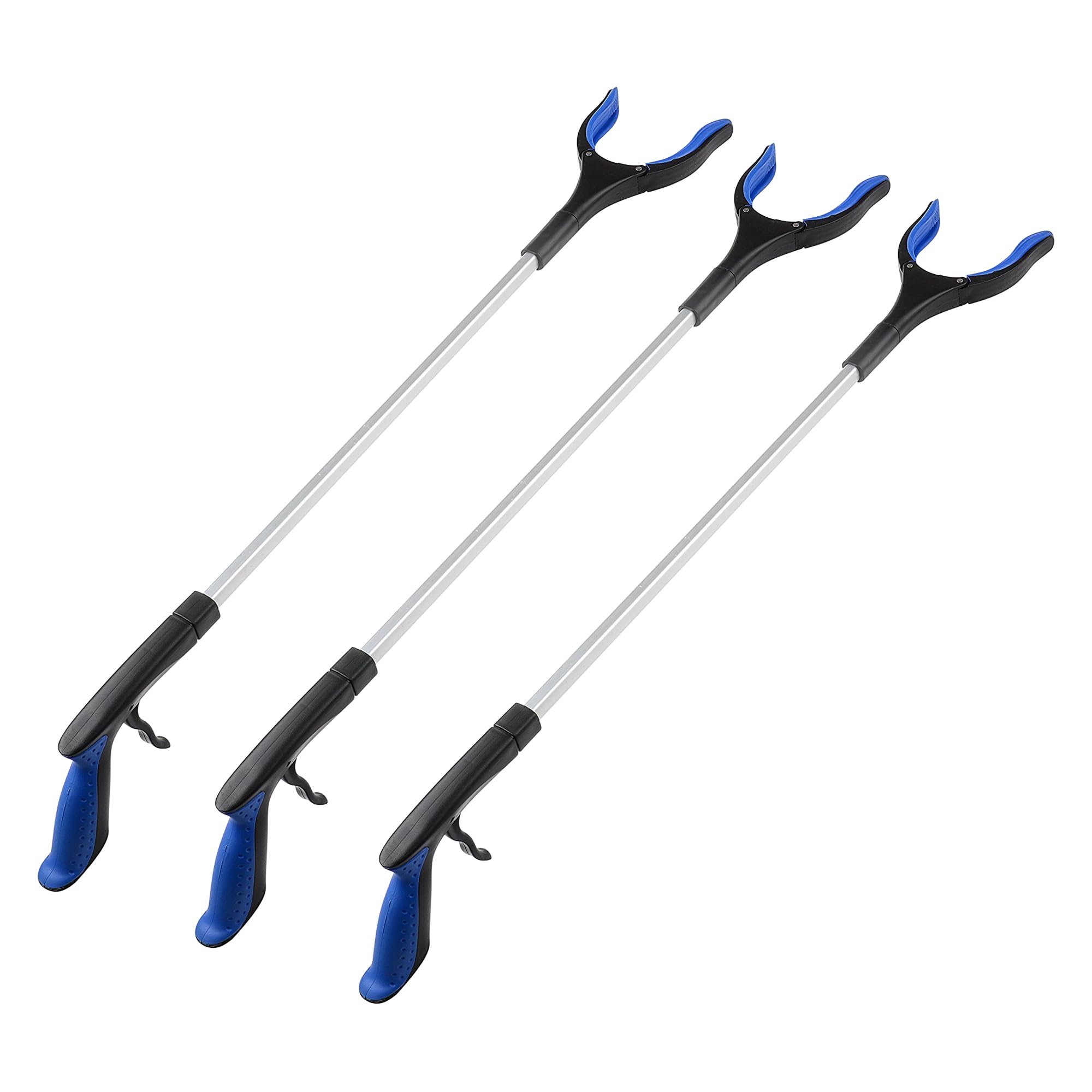 Elevon 32" Reacher Grabber Tool, Extra Long Lightweight Handy Trash Claw Grabber, Mobility Aid Reaching Assist Tool for Trash Pick Up, Litter Picker, 3-Pack