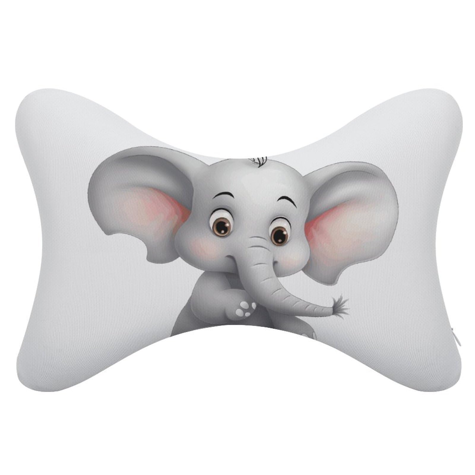 JTREHY - Dog Bone Car Neck Pillow Travel Headrest Chiropractor Car Support Adjustable Strap Sofa Lounge Chair for Car Seat