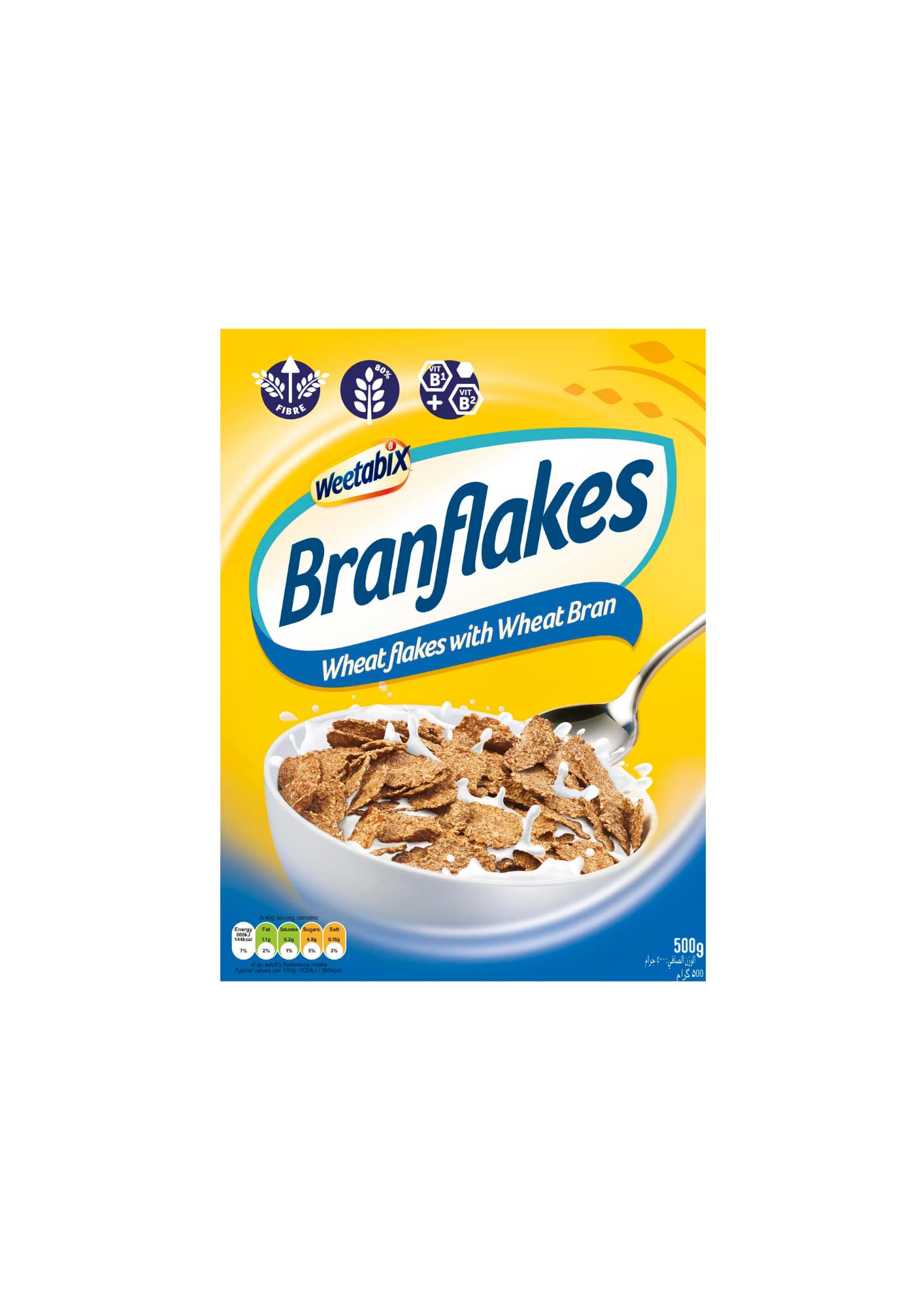 Weetabix Food Company Everyday Favourites - Bran Flakes, 500g (Pack of 10)