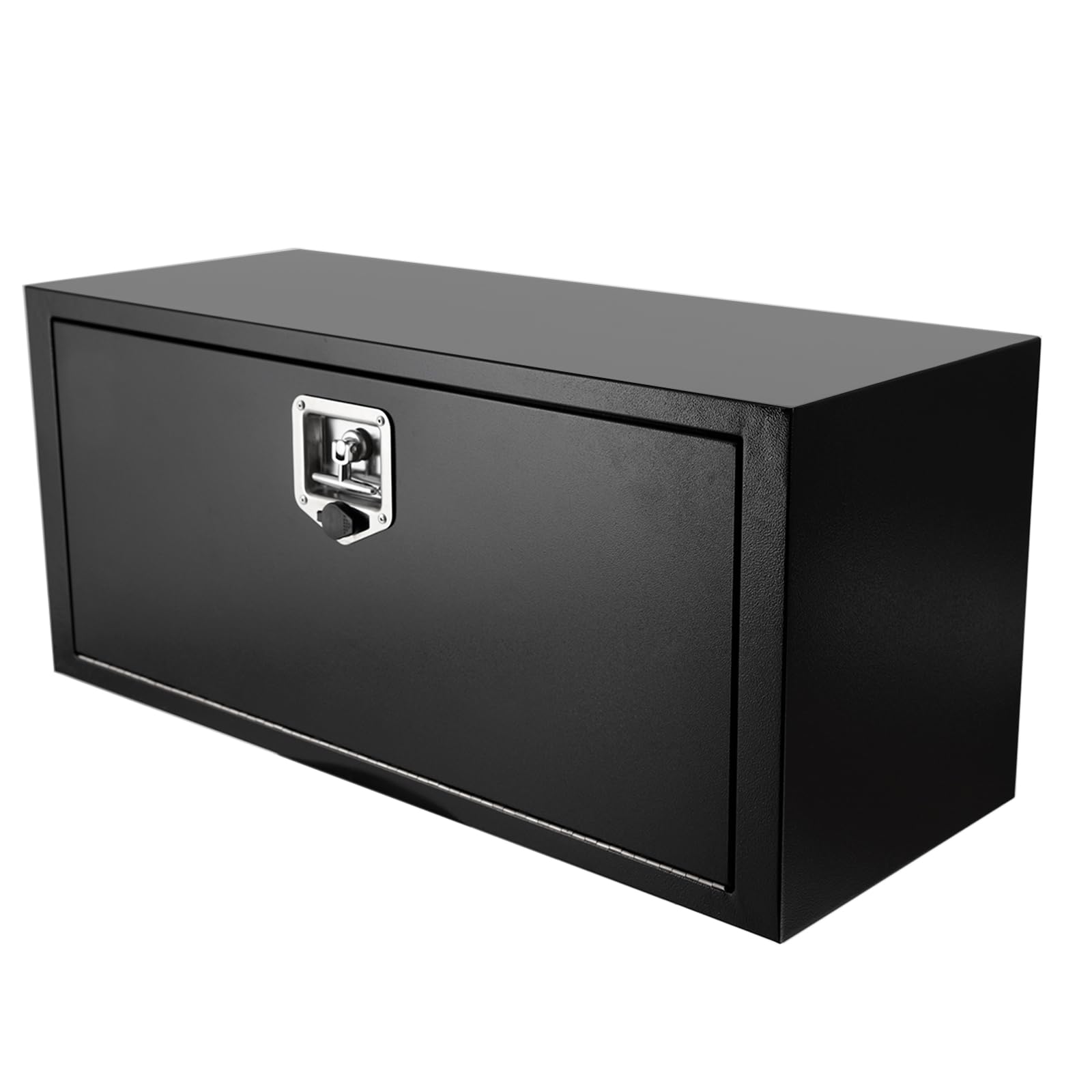 confote Black Steel Underbody Truck Tool Box with T-Handle Lock