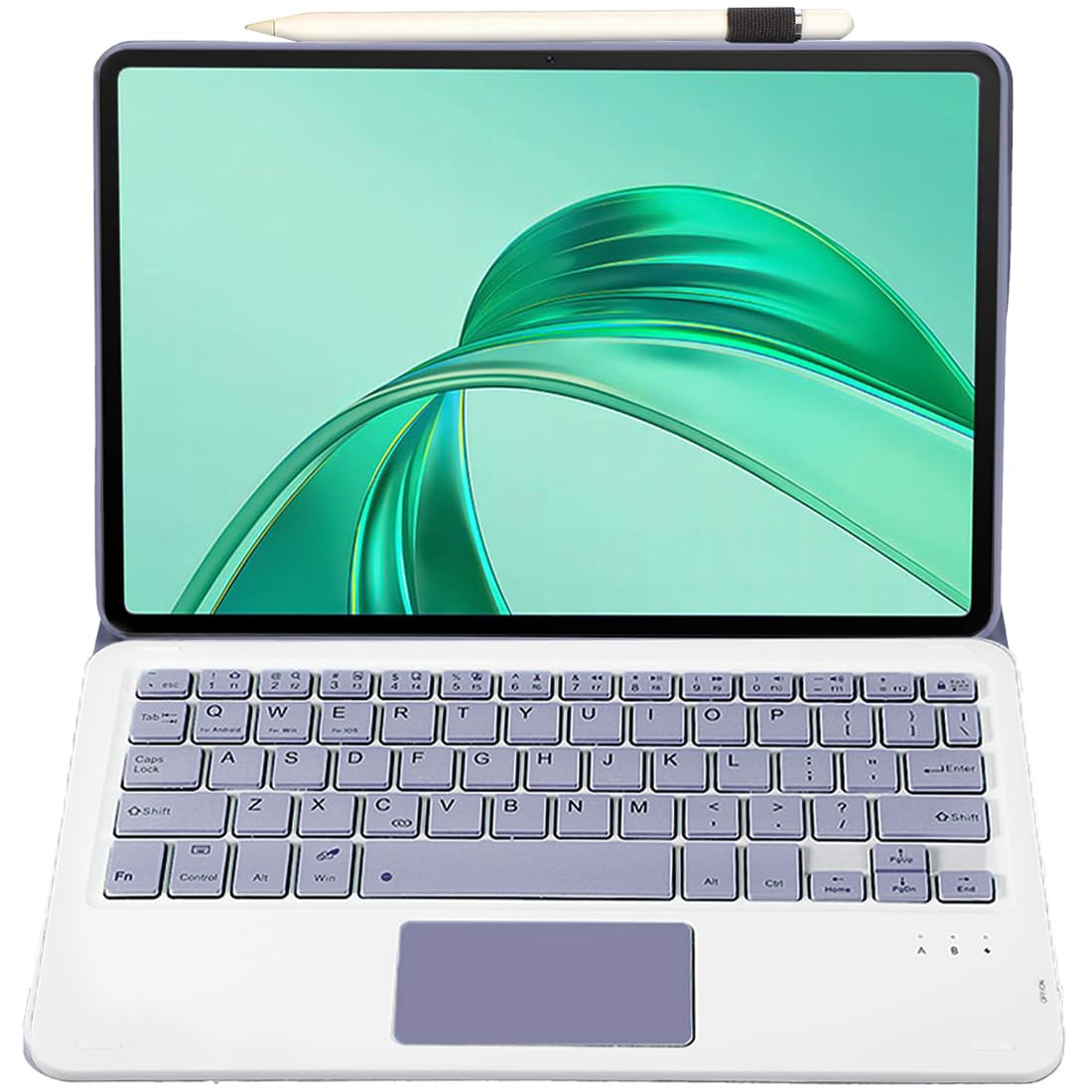 Bezprzewodowa klawiatura Bluetooth z etui do tabletów Honor Pad X8a | Honor Pad X8b | Honor Pad X10 (11 cali) – etui z klawiaturą i myszką z gładzikiem