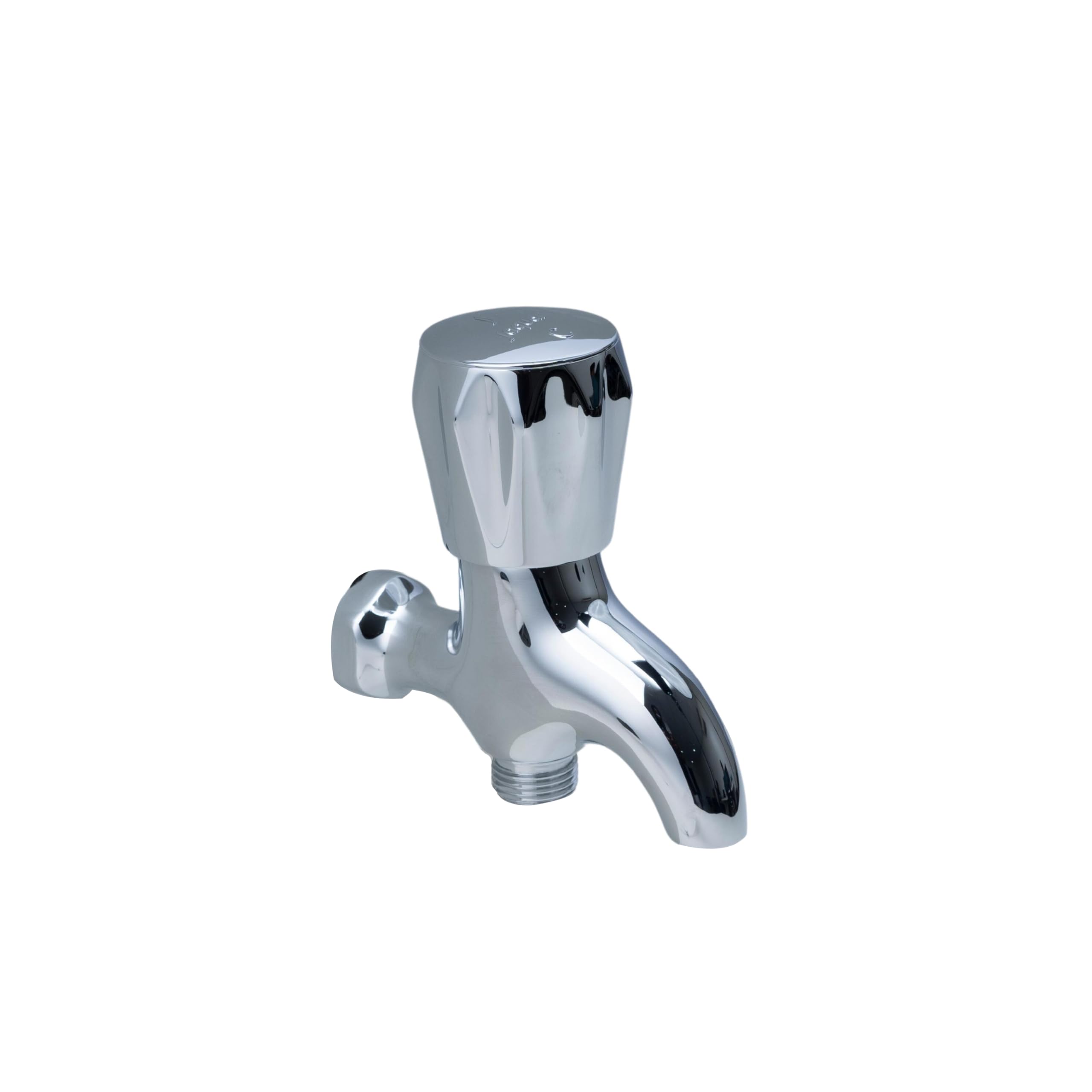 JAQUAR Continental Series Wall Mounted WC Area Two Way BIB Cock (Chrome) | Top Lever, Bottom Second Outlet, Brass Body | Bib Cocke/Cocktap for Bathroom, 1/2 inch | CON-CHR-041KN (B0CN9CCFZK) Amazon Price History, Amazon Price Tracker