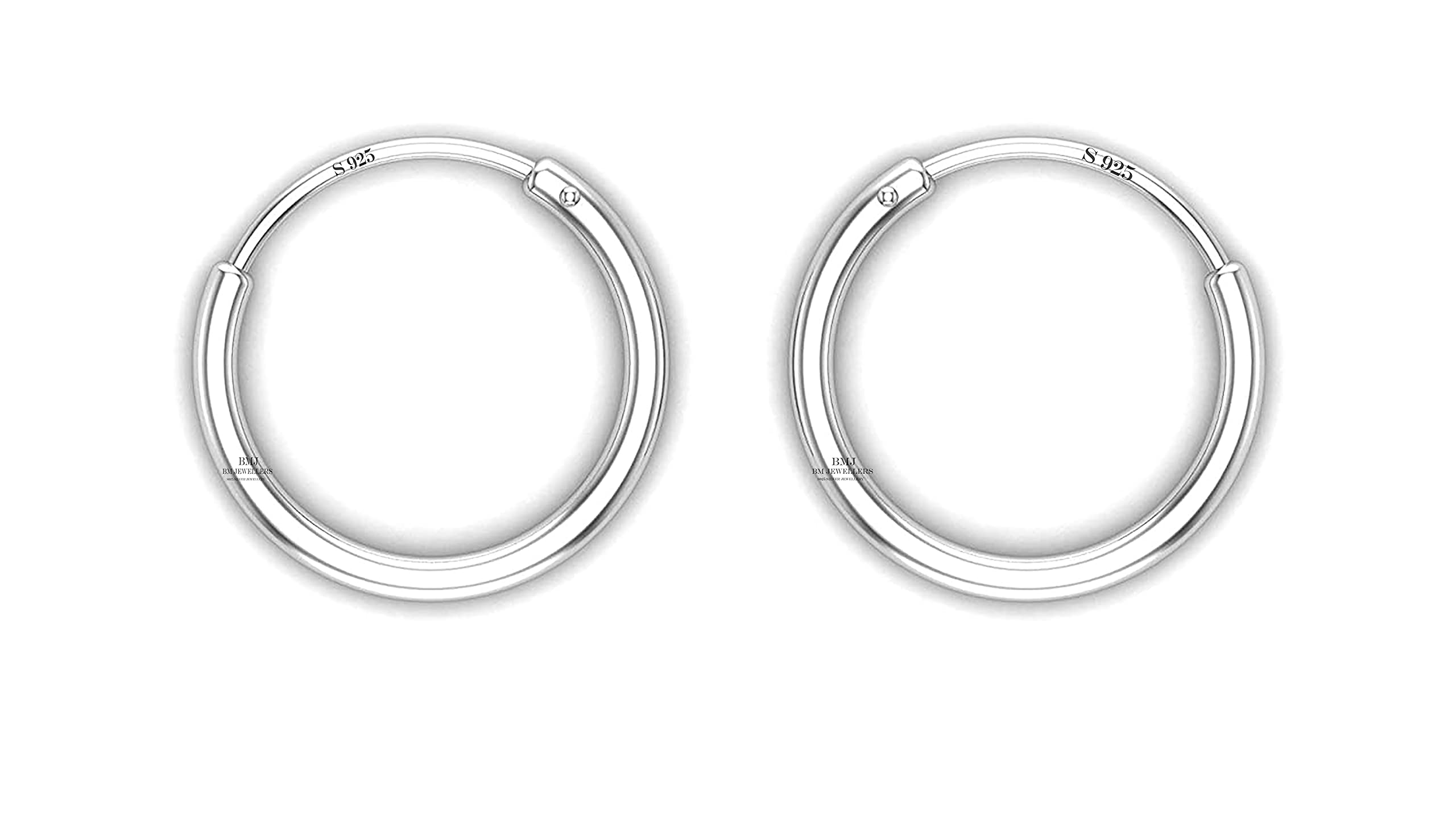 BM Jewellers Modern 925 Sterling Silver Bali Earrings - Handcrafted Geometric Design for a Contemporary Look With Certificate OF Purity (EARRINGBALI) Size-12MM (B089QK21KM) Amazon Price History, Amazon Price Tracker