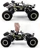 1/8 Scale Large Alloy Off-Road Remote Control Car, All-Terrain 45° Climbing RC Car, 4WD Big Foot Monster Drift RC Car, 4X4 Independent Shock Absorber, Gift for Kids and Adults
