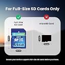 LinkMore XV11 SDXC Card 64GB Compatible with Camera, PC, UHS-I, U1, V10, Class 10, Read Speed Up to 98 MB/s, Write Speed Up to 30MB/s gallery image