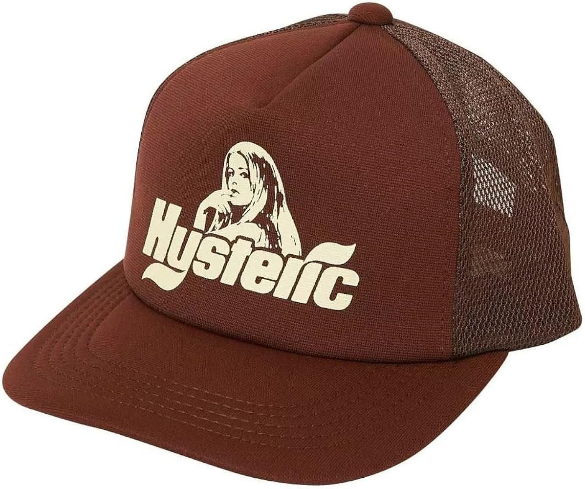 Amazon | HYSTERIC GLAMOUR FEEL GOOD メッシュ キャップ ブラウン Amazon | HYSTERIC GLAMOUR FEEL GOOD メッシュ キャップ ブラウン