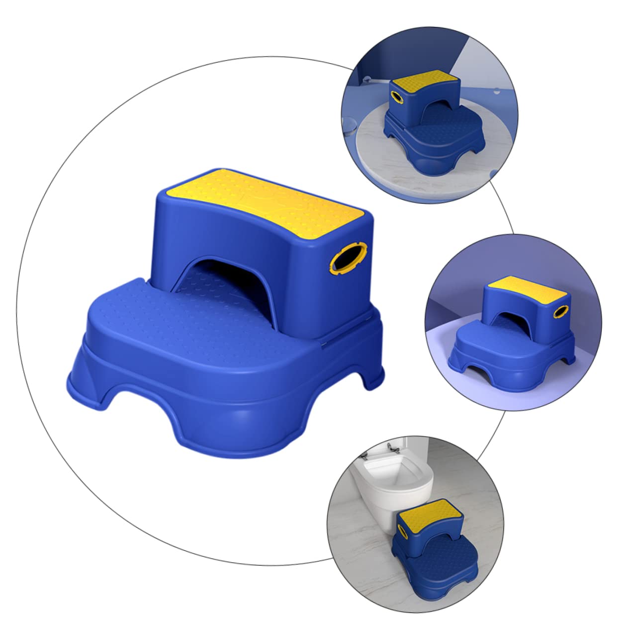 Milisten 1 Pieza Escalón Infantil Antideslizante para de para Baño y Cocina Material de Limpiar para Entrenamiento de Baño y Lavado de Manos Diseño Seguro y Ligero