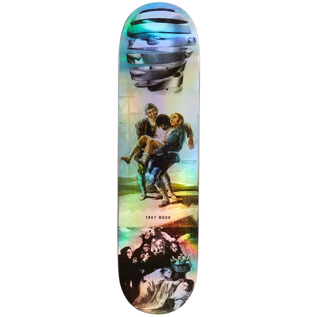 Madness Trey Blackout R7 Skateboard Deck - Holographic - 8.25"