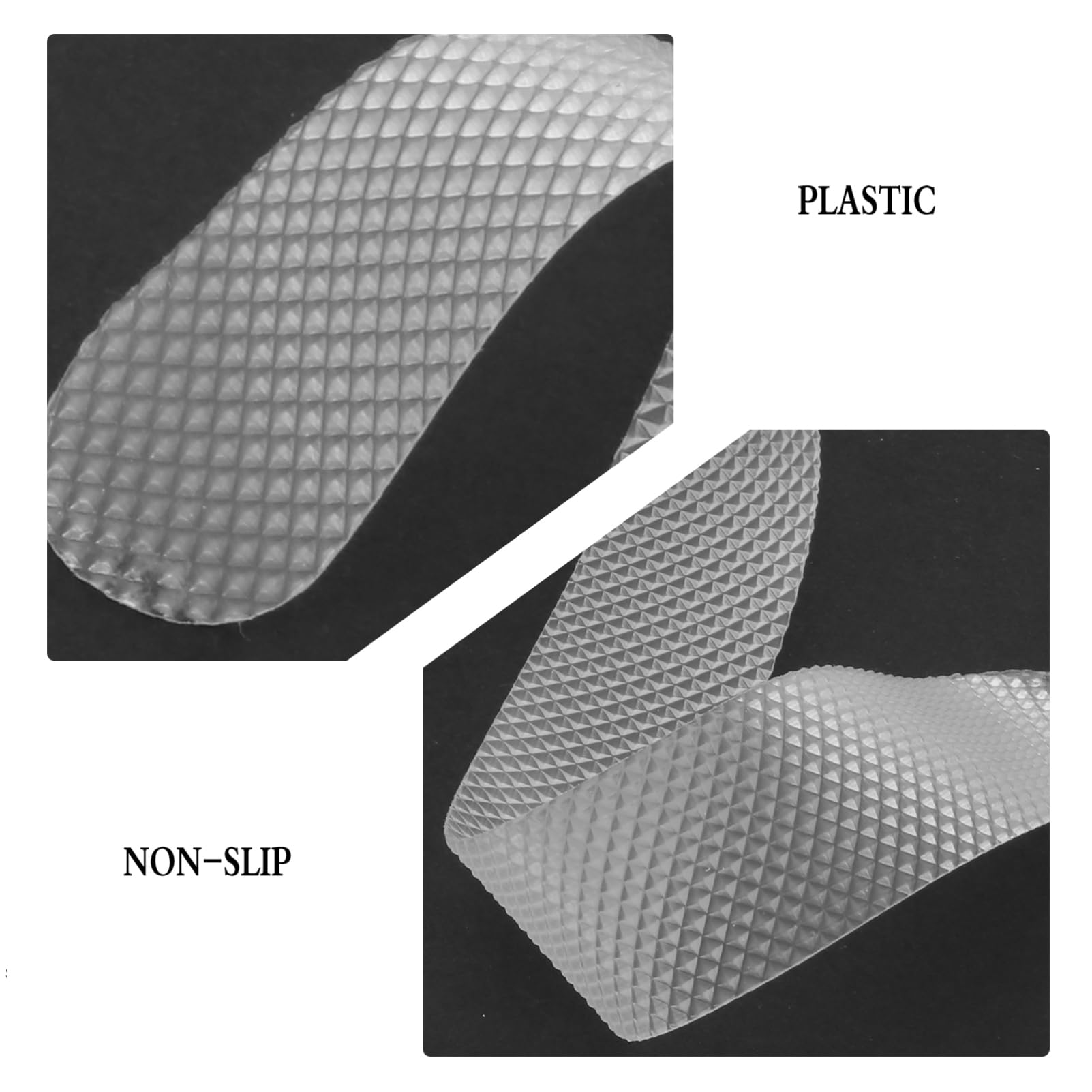 Garneck 24pcs Transparent Bath Safety Strips Slip Stickers for Bathtubs Showers Stairs Floors Non Slip Traction Stickers for Wet Areas