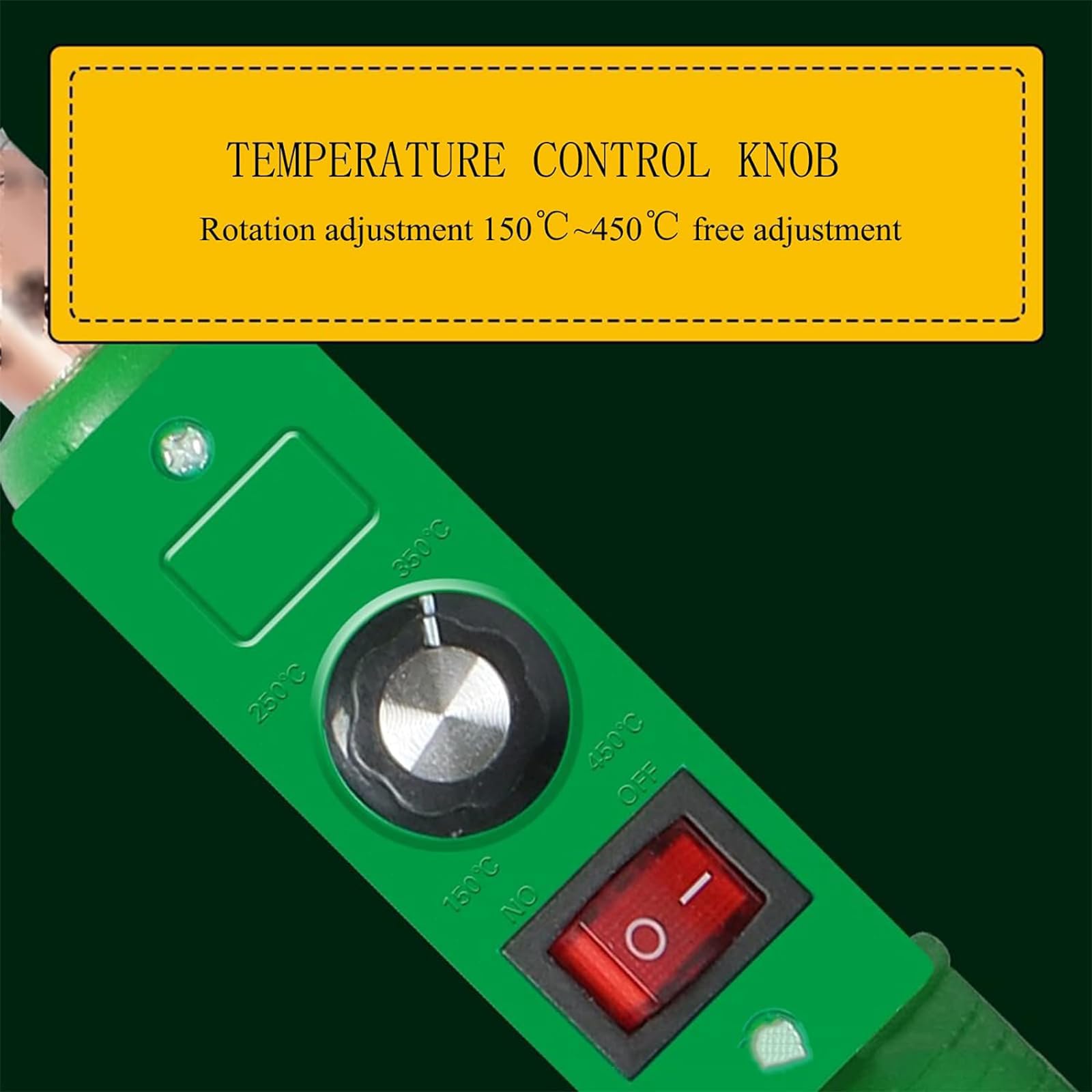 JMOZHCD Pot De Fusion De Plomb, Pot De Fusion D'étain 500 W, 150 ℃ -450 ℃ Réglable, Corps De Pot Rotatif, Pour Faire Fondre La Cire De Colle De Plomb D'étain